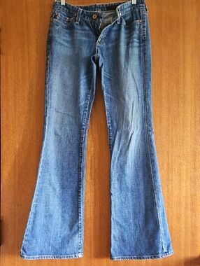 Ag Adriano Goldschmied Medium Blue Flare Jeans